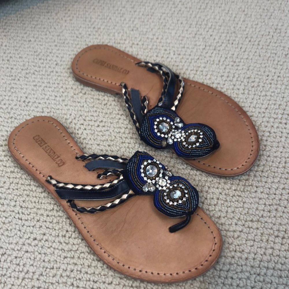 Capri Sandal Co blue sandals